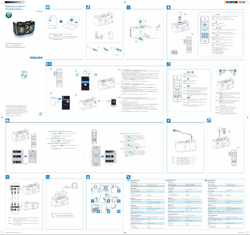 First page image of the manual for NTRX100