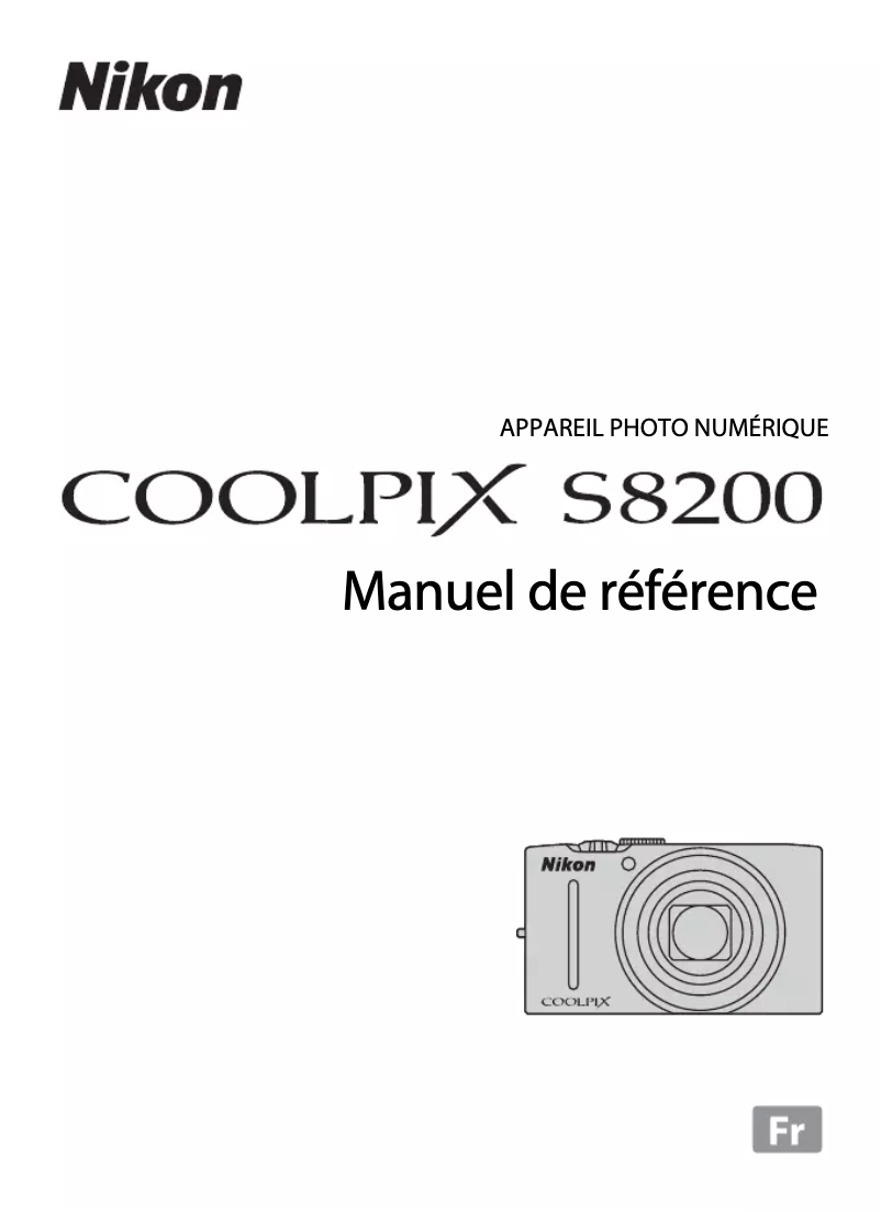 First page image of the manual for Coolpix S8200