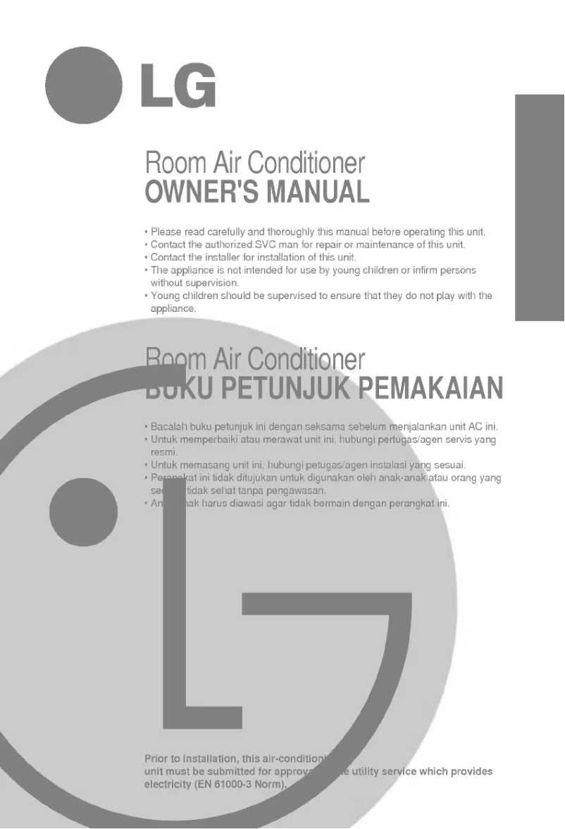 Page 1 of the manual User Manual LG LS-T186ADL