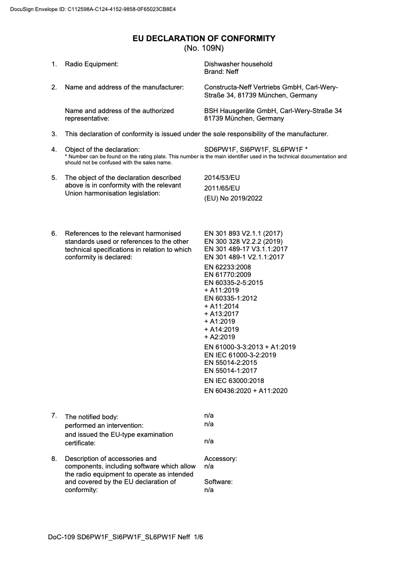 First page image of the manual for S145ECS05E