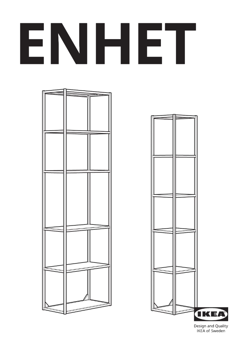 Page 1 of the manual User Manual Ikea ENHET 005.158.91