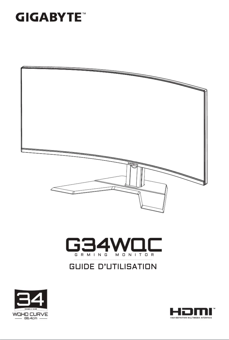 First page image of the manual for G34WQC
