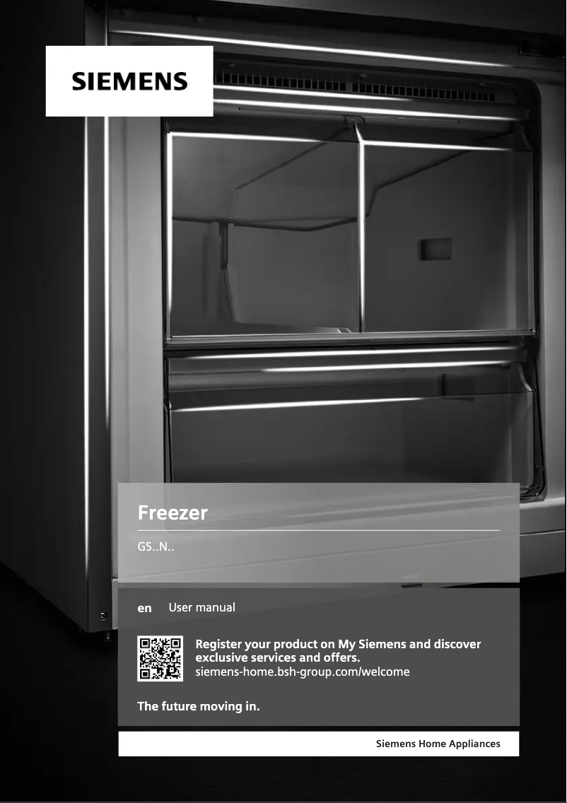 Page 1 of the manual User Manual Siemens GS36NAXFV