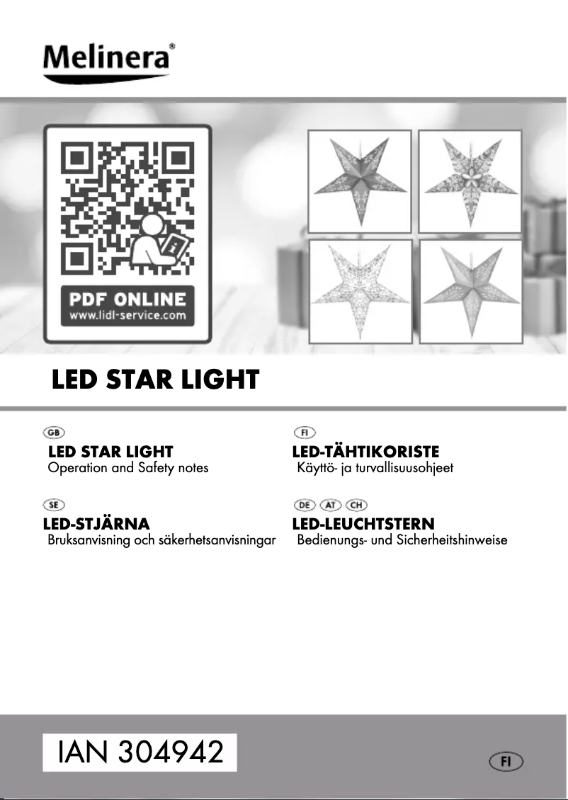 First page image of the manual for HG04163