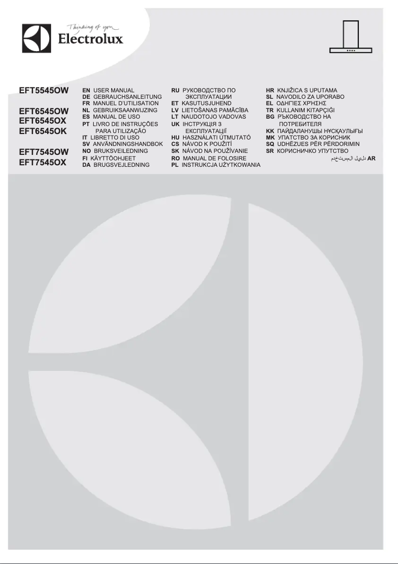 Page 1 de la notice Manuel utilisateur Electrolux ZUFCLASSIW