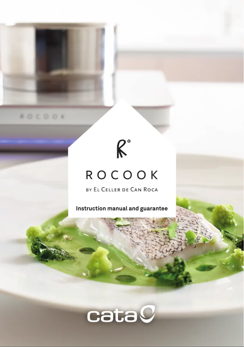 First page image of the manual for ROCOOK INDUCTION