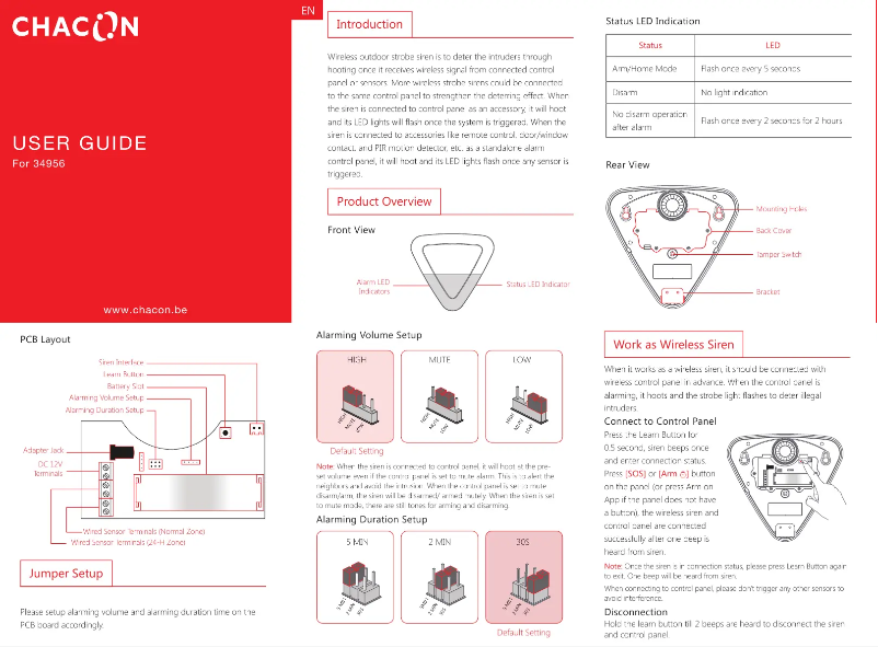 First page image of the manual for 34956