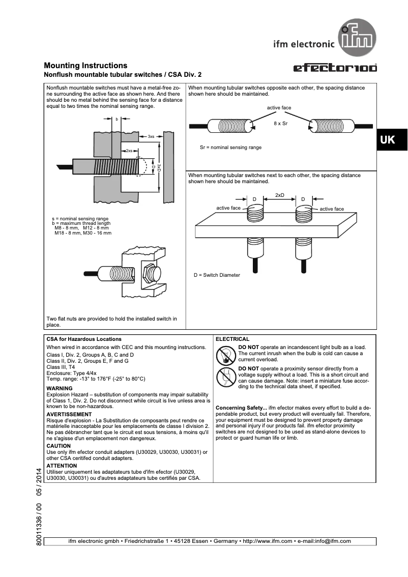 First page image of the manual for IG0062