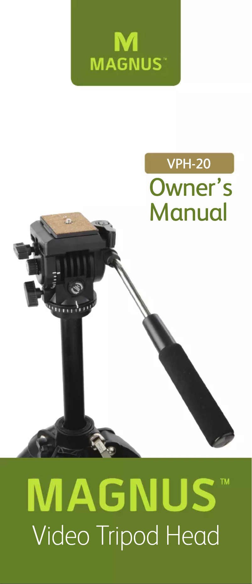 Page 1 of the manual User Manual Magnus VPH-20