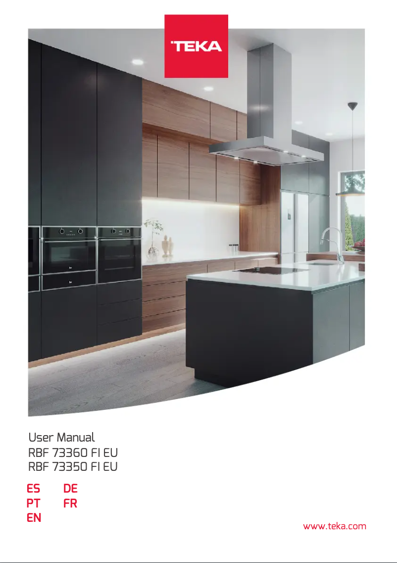 Page 1 of the manual User Manual Teka RBF 73360 FI