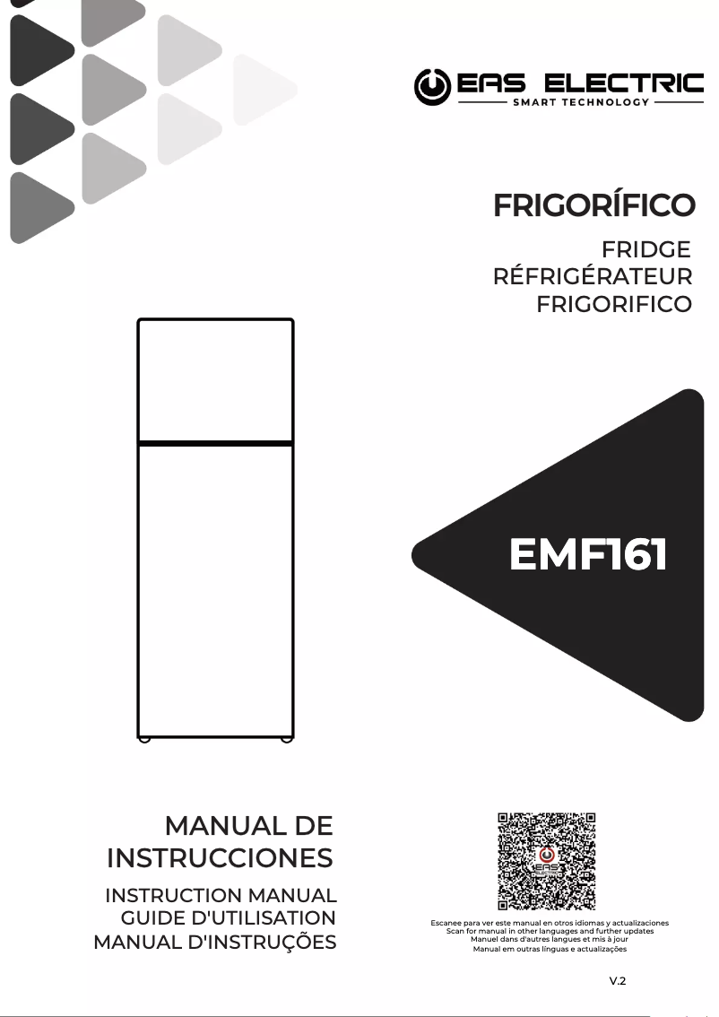 First page image of the manual for EMF161