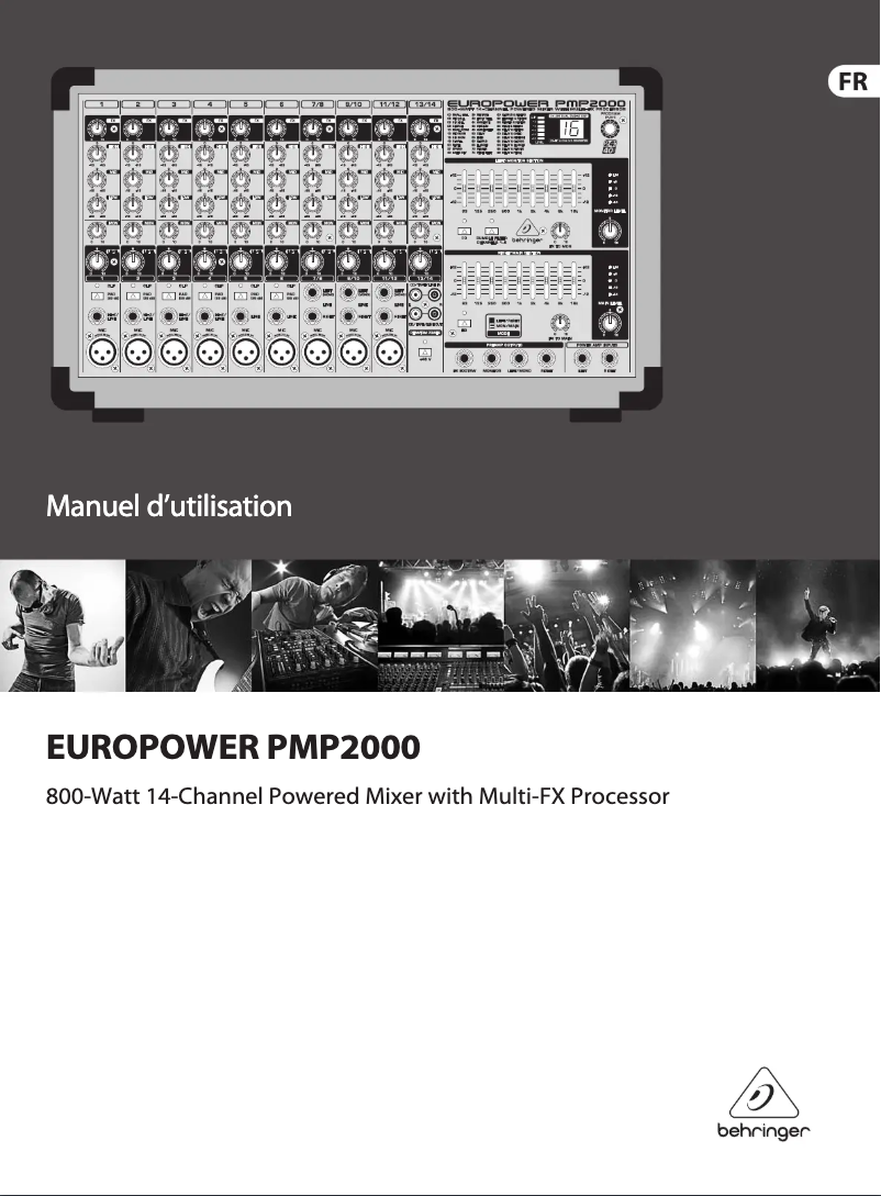 First page image of the manual for PMP2000