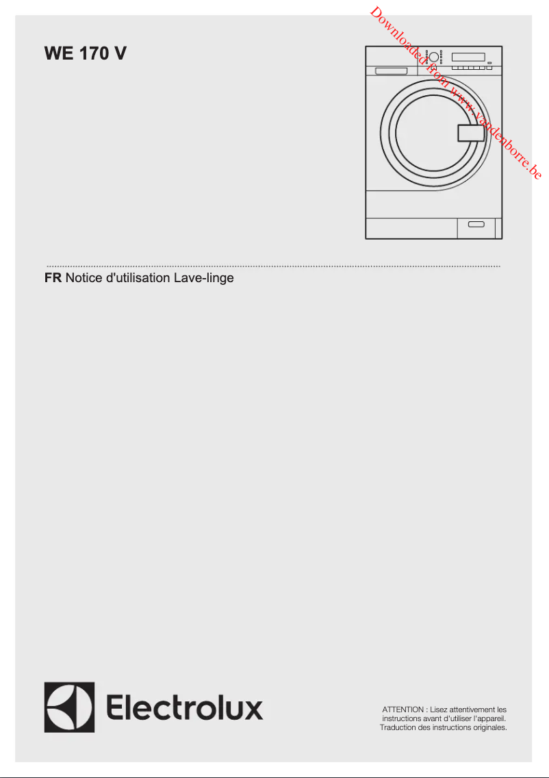 First page image of the manual for myPRO WE170V