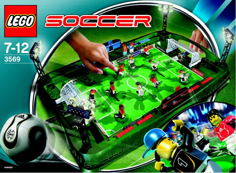 Page 1 of the manual User Manual Lego Table Top Football