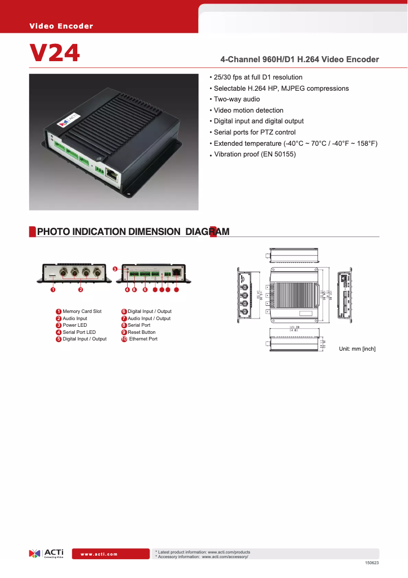 First page image of the manual for V24