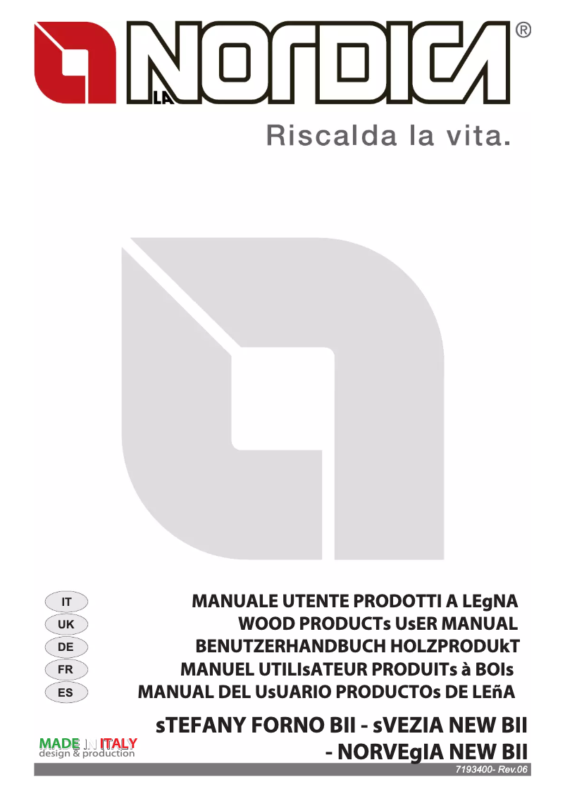 First page image of the manual for Stefany Forno