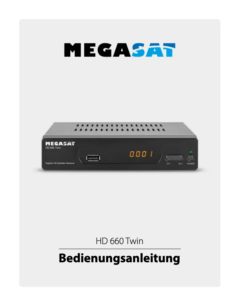 First page image of the manual for HD 660 Twin