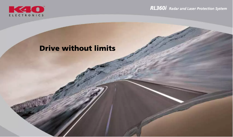 First page image of the manual for RL360i