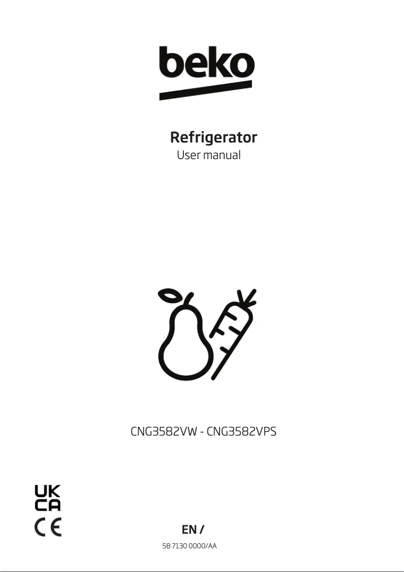 First page image of the manual for CNG3582V