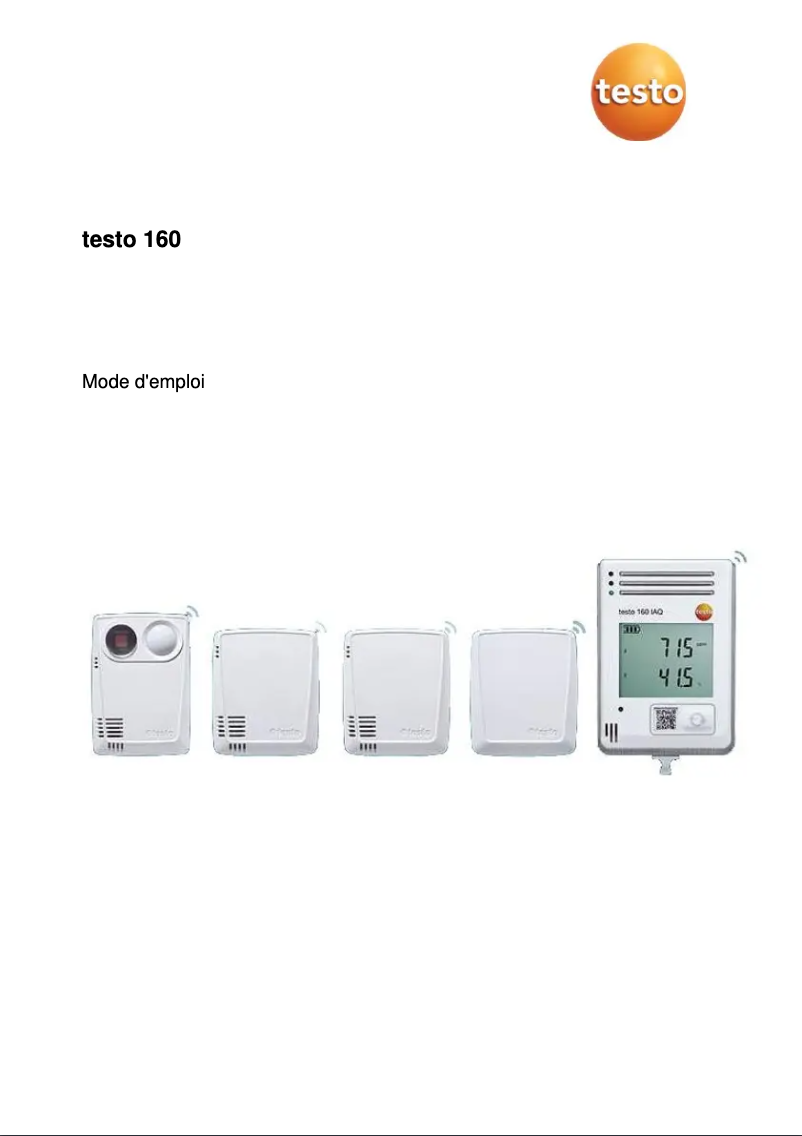 First page image of the manual for 160 IAQ