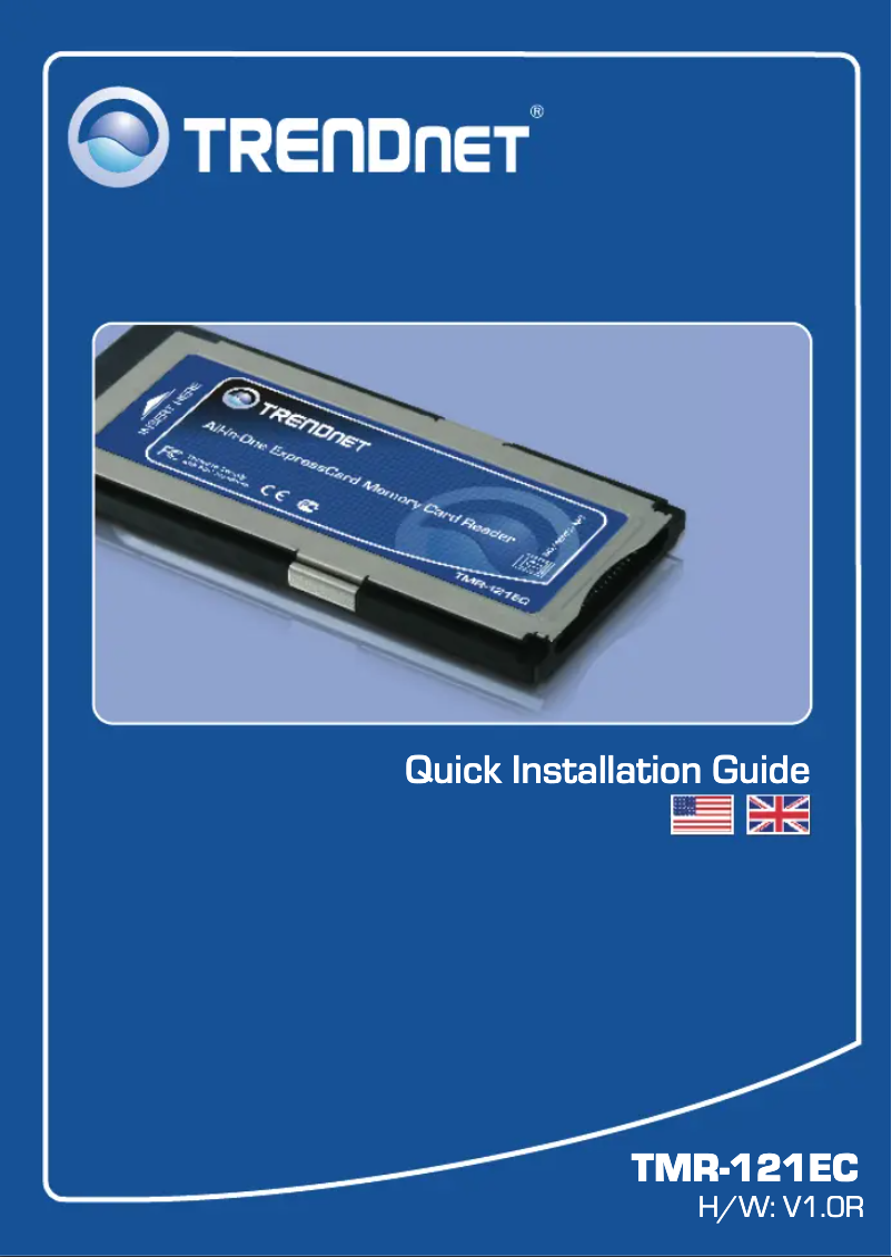 First page image of the manual for TMR-121EC