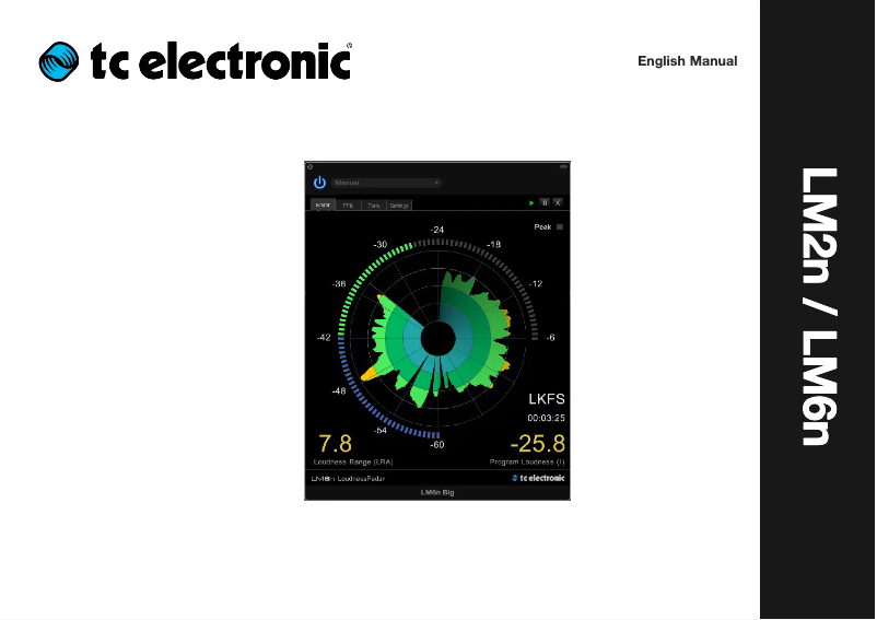 Page 1 of the manual User Manual TC Electronic LM2 Native