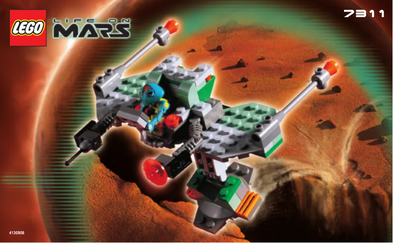 Page 1 of the manual User Manual Lego Red Planet Cruiser