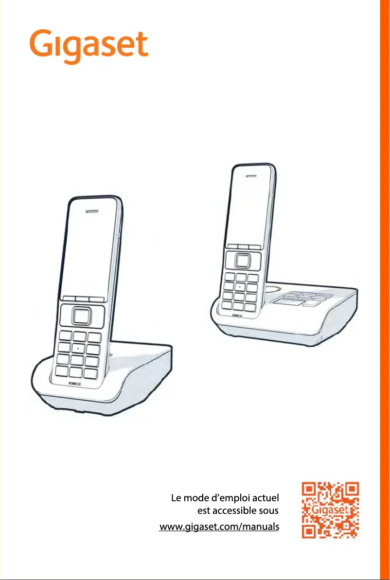 Page 1 of the manual User Manual Gigaset Comfort 550