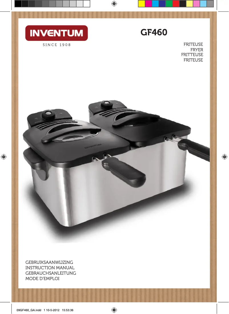 First page image of the manual for GF68