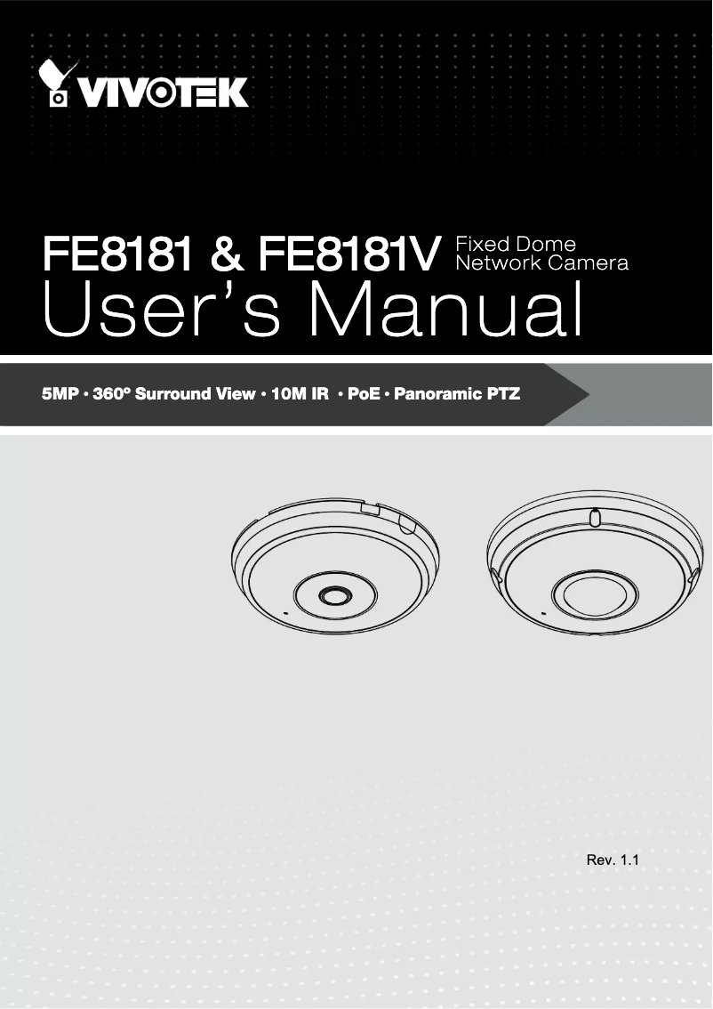 First page image of the manual for FE8181