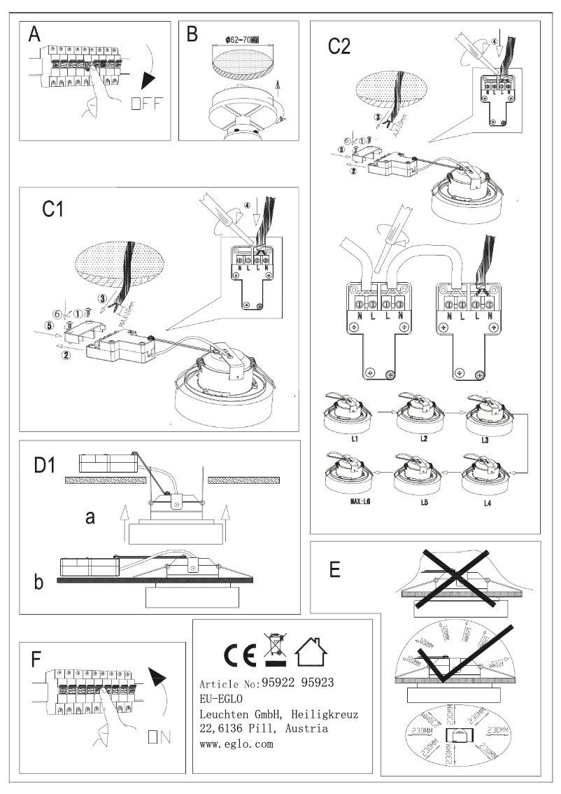 First page image of the manual for Pineda 1