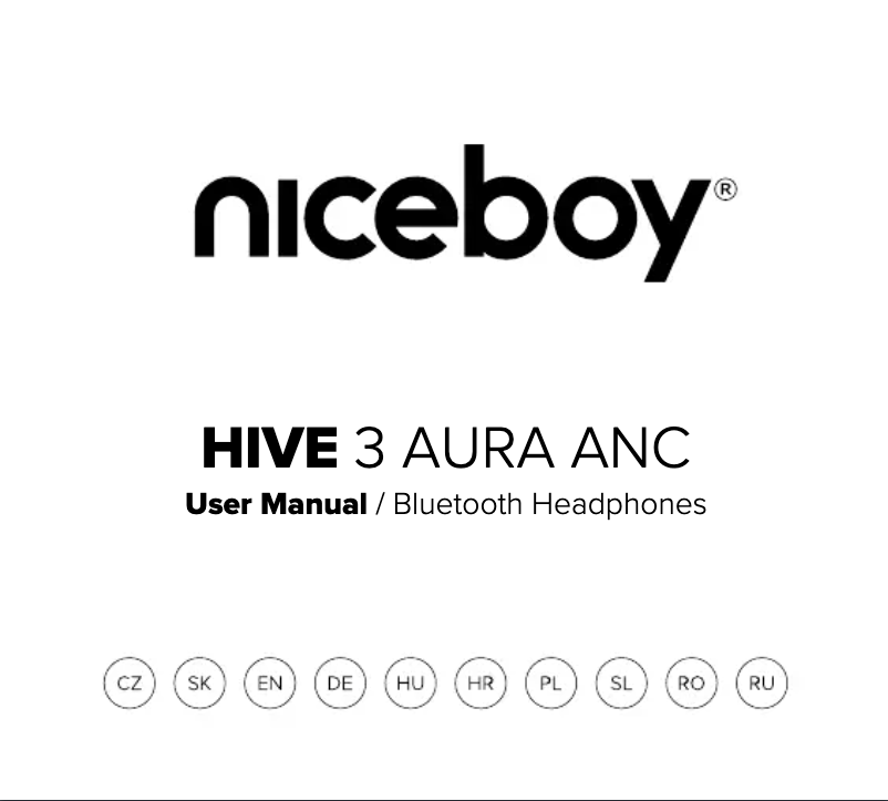 Page 1 of the manual User Manual Niceboy HIVE 3 Aura ANC