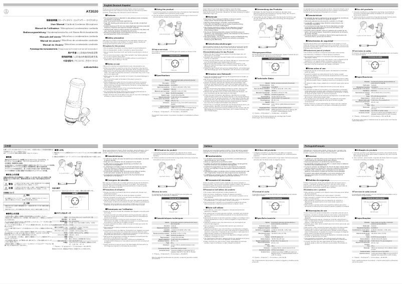 Image de la première page du manuel de l'appareil AT2020