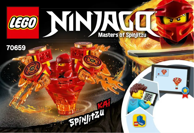 First page image of the manual for Ninjago 70659