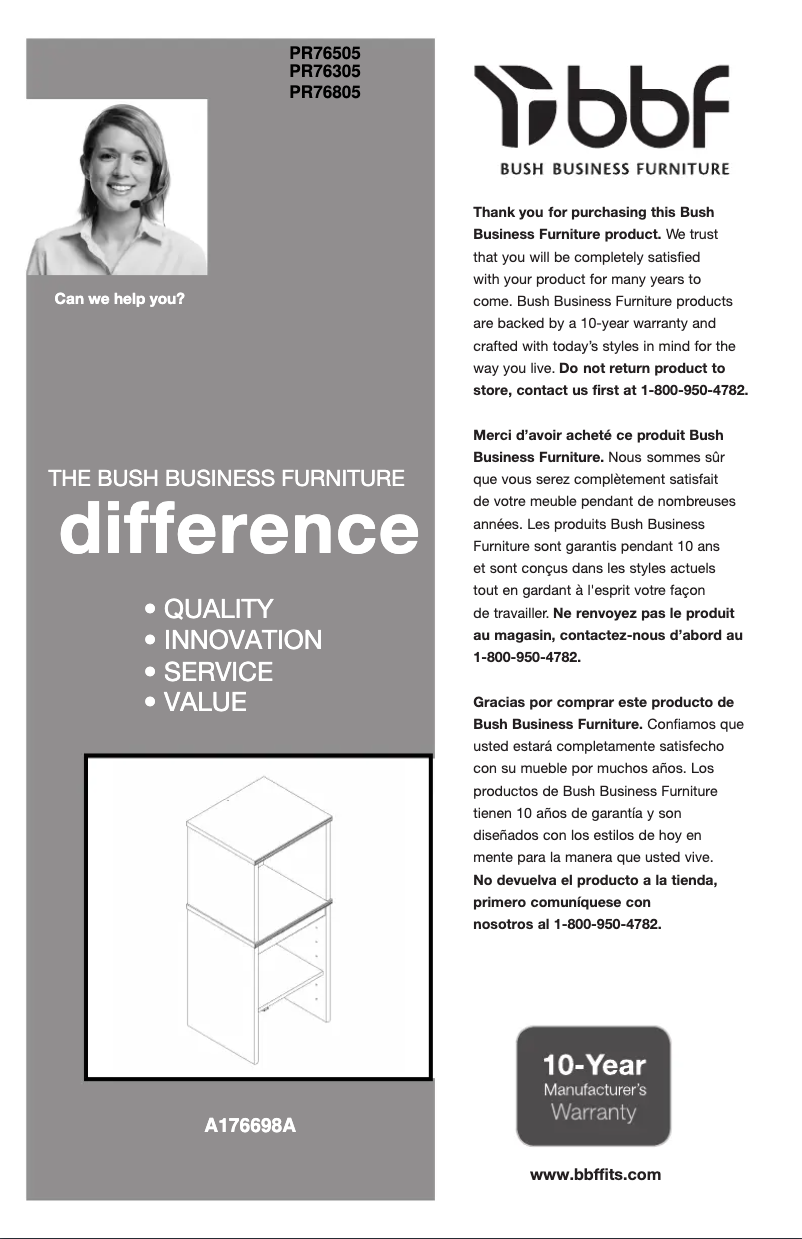Page 1 of the manual User Manual bbf Envoy PR76805
