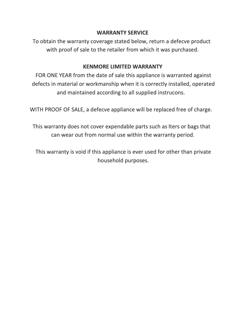 First page image of the manual for NY15ER-7