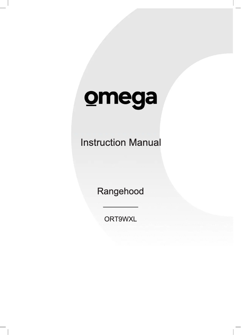 Page 1 of the manual User Manual Omega ORT9WXL