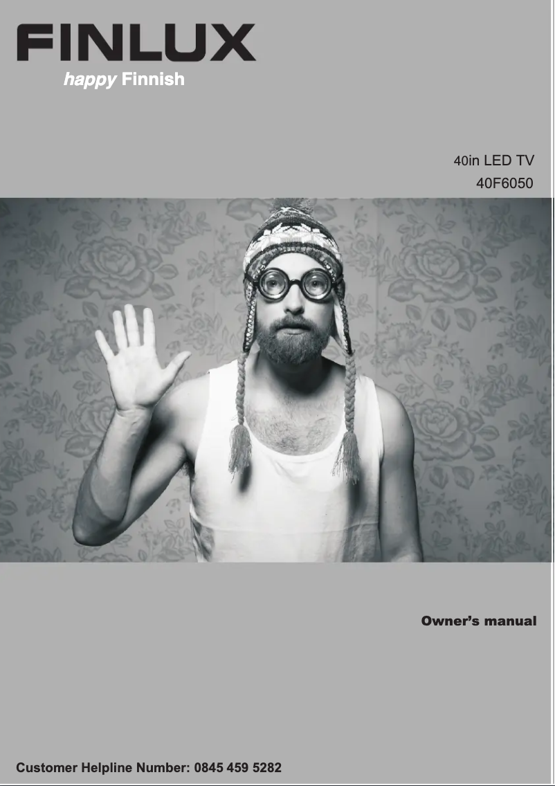 Page 1 of the manual User Manual Finlux 40F6050