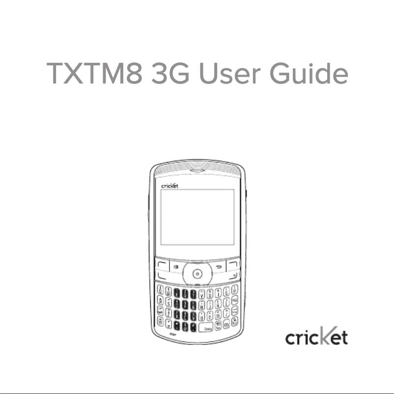 First page image of the manual for TXTM 8