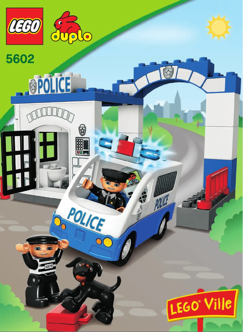 First page image of the manual for Value Pack LEGOVille Police