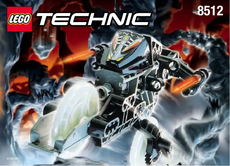 Page 1 of the manual User Manual Lego Roboriders 8512