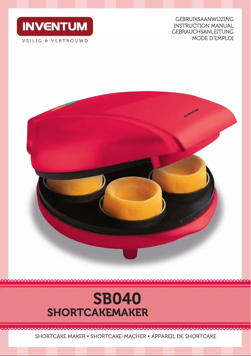 First page image of the manual for SB040