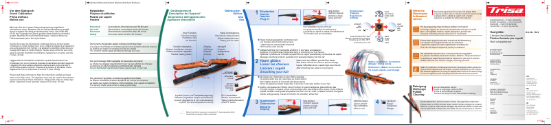 Page 1 of the manual User Manual Trisa Brilliant Style
