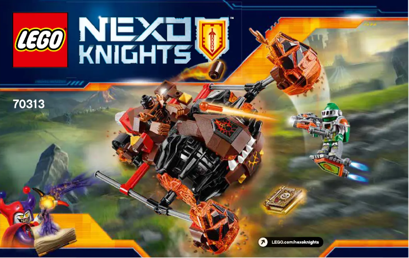 First page image of the manual for Nexo Knights 70313