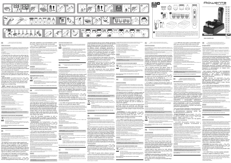 First page image of the manual for Trim & Style TN9130