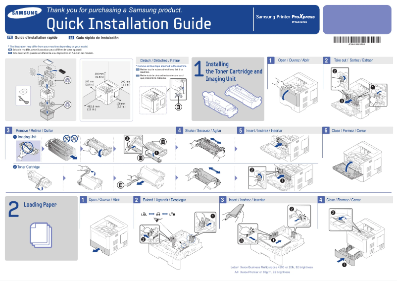 Page 1 of the manual User Manual Samsung ProXpress SL-M4530