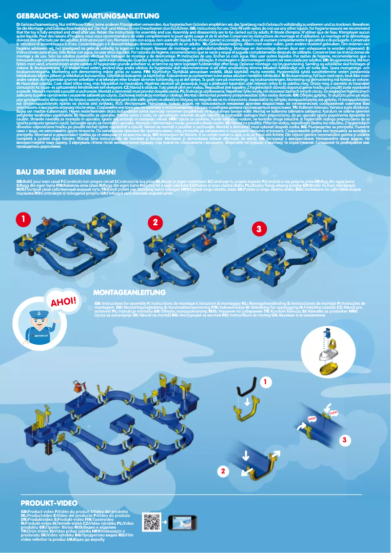 Page 1 de la notice Manuel utilisateur BIG Waterplay Amsterdam