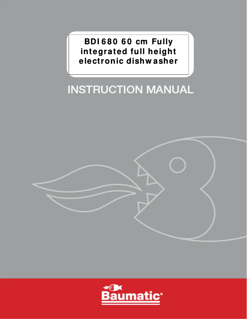 First page image of the manual for BDI680