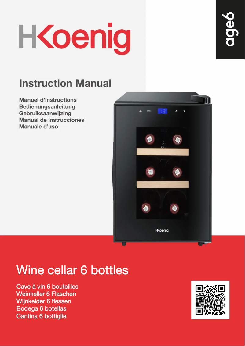 Image de la première page du manuel de l'appareil AGE6