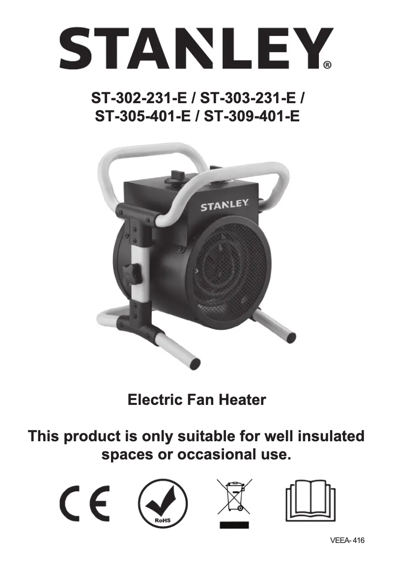 Page 1 of the manual User Manual Stanley STN5000RN
